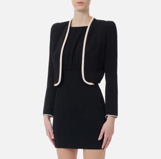 26SS 엘리자베타프랜치 수트 자켓 GI21461E2 685 Nero burro - ELISABETTA FRANCHI