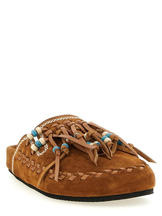 26SS 알라누이 플랫 슈즈 LWIJ006R26LEA00160006000 Brown - ALANUI