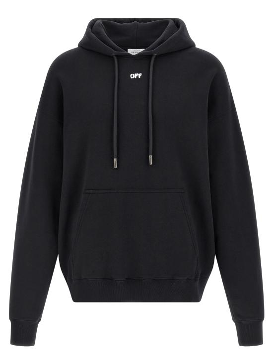 26SS 오프화이트 긴팔 티셔츠 OMBB085S26FLE00K00010001 Black