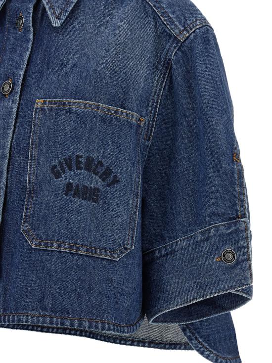 26SS 지방시 블라우스 BW61J7517B420 Blue - GIVENCHY