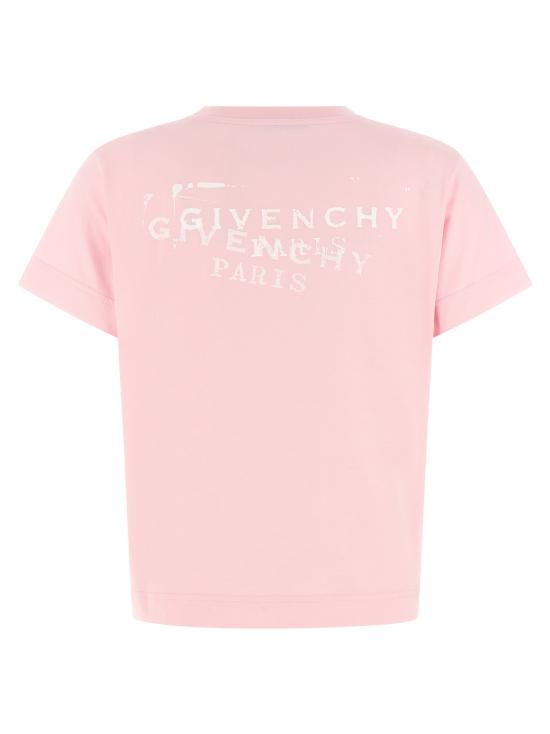 26SS 지방시 반팔 티셔츠 BW70FJP7A7681 Pink - GIVENCHY