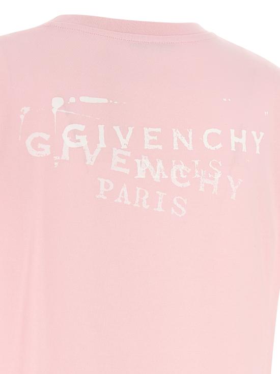 26SS 지방시 반팔 티셔츠 BW70FJP7A7681 Pink - GIVENCHY