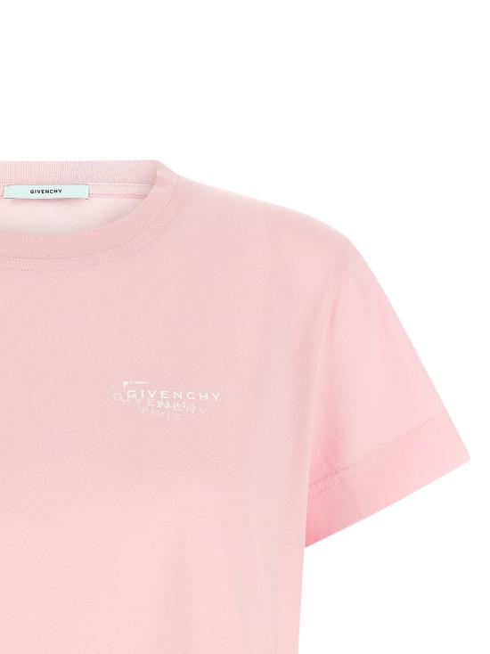 26SS 지방시 반팔 티셔츠 BW70FJP7A7681 Pink - GIVENCHY