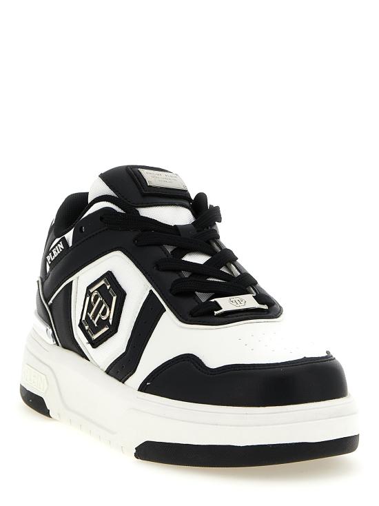 26SS 필립 플레인 스니커즈 SAFSUSC0925PTE003N0102 White Black - PHILIPP PLEIN