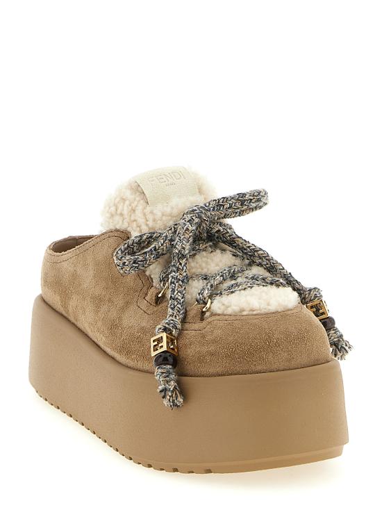 26SS 펜디 플랫 슈즈 8R8845TK6F1IET Beige - FENDI