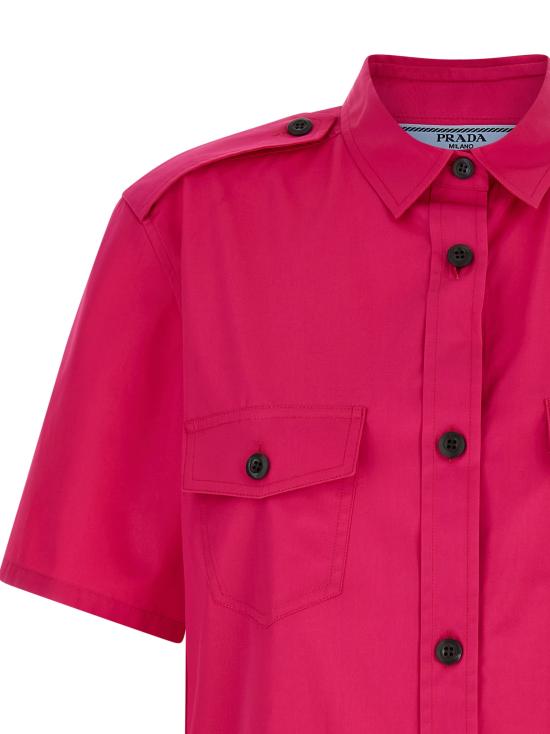 26SS 프라다 블라우스 P432JSOOO1XV2F0029 Fuchsia - PRADA