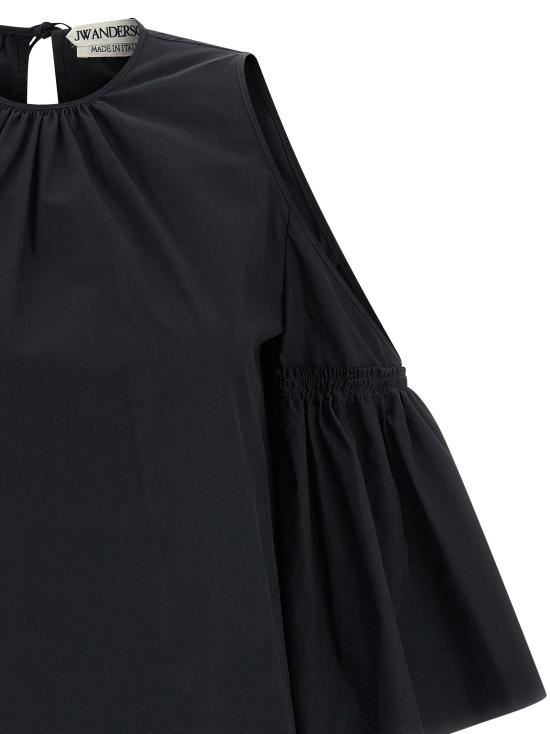 26SS JW앤더슨 미디 원피스 DR0522PG1090999 Black - JW ANDERSON