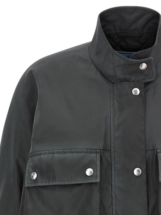 26SS 프라다 트렌치 코트 292362SOOO19YEF0112 Gray - PRADA