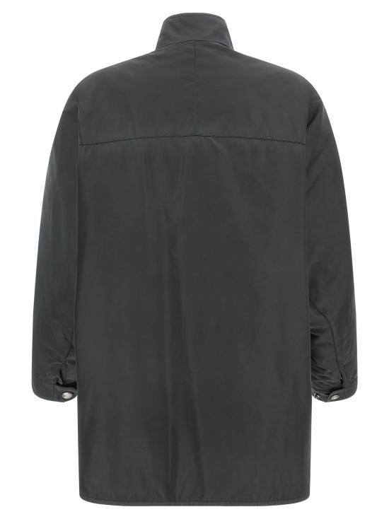 26SS 프라다 트렌치 코트 292362SOOO19YEF0112 Gray - PRADA