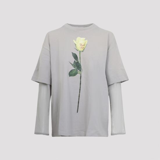 26SS 아크네 스튜디오 긴팔 티셔츠 AL0515AAB LIGHT GREY DOM - ACNE STUDIOS