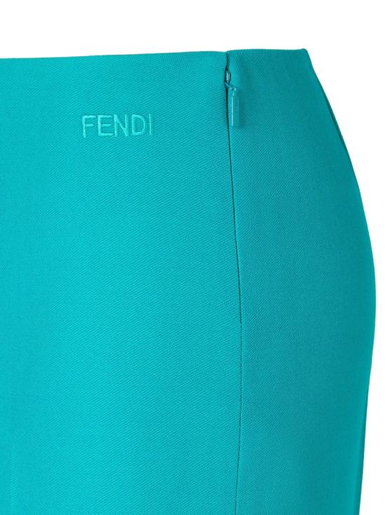 26SS 펜디 스트레이트 팬츠 FR6681 AJYFF1UKL Verde smeraldo - FENDI