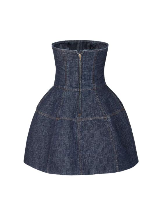 26SS 펜디 미디 원피스 FLD568 AW82F1UKI Blue - FENDI