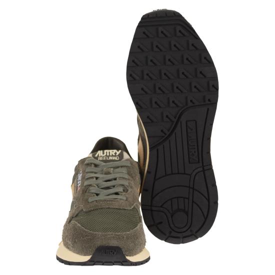 26SS 오트리 릴윈드 로우 나일론 스웨이드 스니커즈 WWLM KHAKI - AUTRY