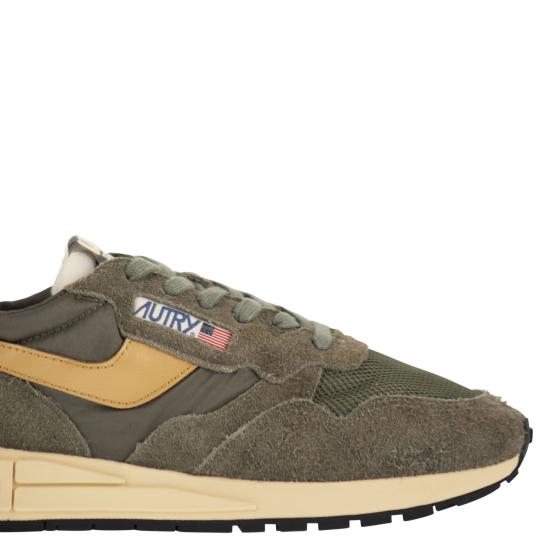 26SS 오트리 릴윈드 로우 나일론 스웨이드 스니커즈 WWLM KHAKI - AUTRY
