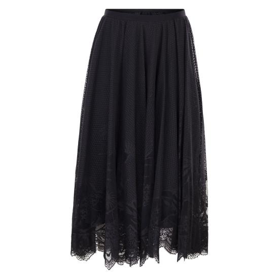 26SS 파비아나 필리피 롱 스커트 GND276F850 NIGHT BLUE