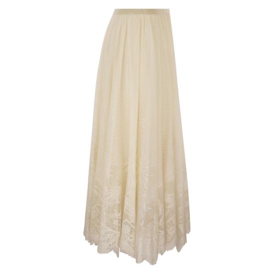 26SS 파비아나 필리피 롱 스커트 GND276F850 BUTTER - FABIANA FILIPPI