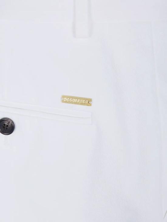 26SS 디스퀘어드2 스트레이트 팬츠 S75KB0552 D35448 100 WHITE - DSQUARED2