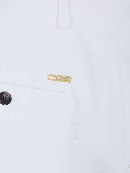 26SS 디스퀘어드2 스트레이트 팬츠 S75KB0552 D35448 100 WHITE - DSQUARED2