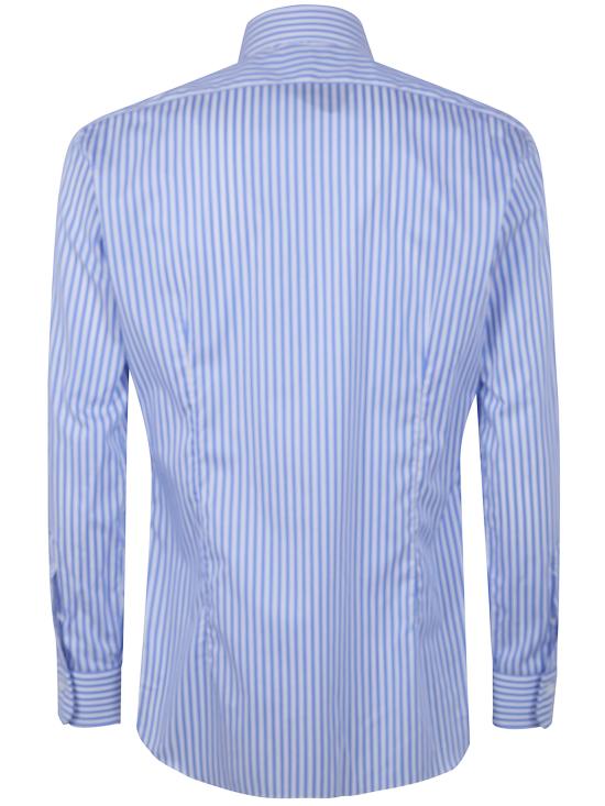 26SS 발바 긴팔 셔츠 I1U13P0154209 U 0002 LIGHT BLUE STRIPES - BARBA