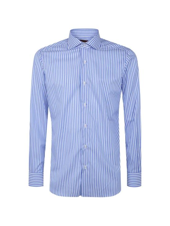 26SS 발바 긴팔 셔츠 I1U13P0154209 U 0002 LIGHT BLUE STRIPES - BARBA