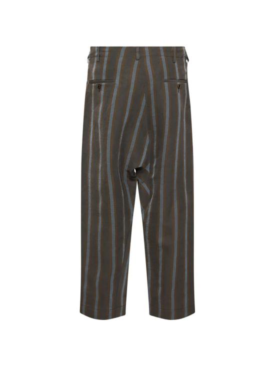 26SS 우마 왕 스트레이트 팬츠 UM3519 UW063 BROWN BLUE - UMA WANG