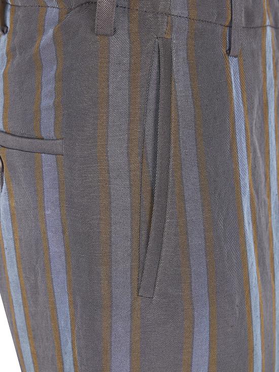 26SS 우마 왕 스트레이트 팬츠 UM3519 UW063 BROWN BLUE - UMA WANG