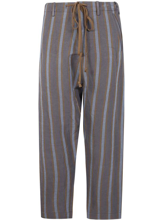 26SS 우마 왕 스트레이트 팬츠 UM3519 UW063 BROWN BLUE - UMA WANG