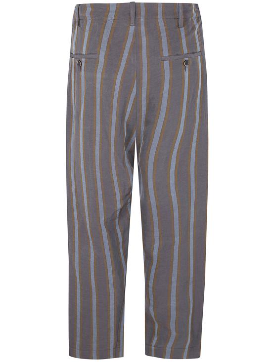 26SS 우마 왕 스트레이트 팬츠 UM3519 UW063 BROWN BLUE - UMA WANG