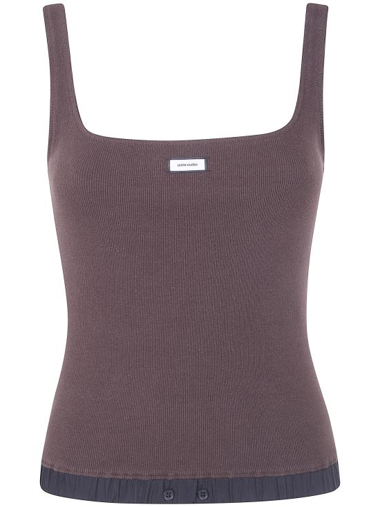 26SS 엔타이어 스튜디오 민소매 티셔츠 ESSS26TA01876 6239 REDWOOD - ENTIRE STUDIOS