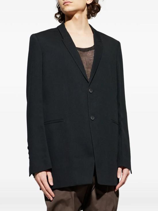 26SS 릭 오웬스 자켓 RU01F2721 WT 09 BLACK - RICK OWENS