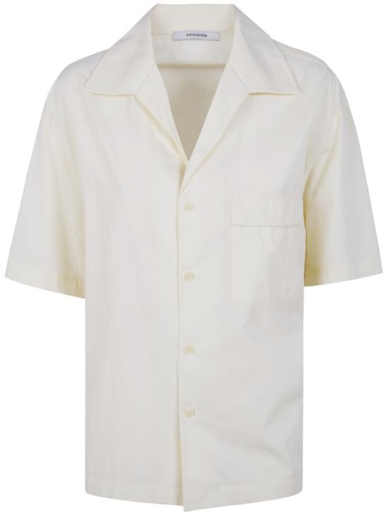 26SS 엔타이어 스튜디오 셔츠 ESSS26SR03012 0073 OFF WHITE