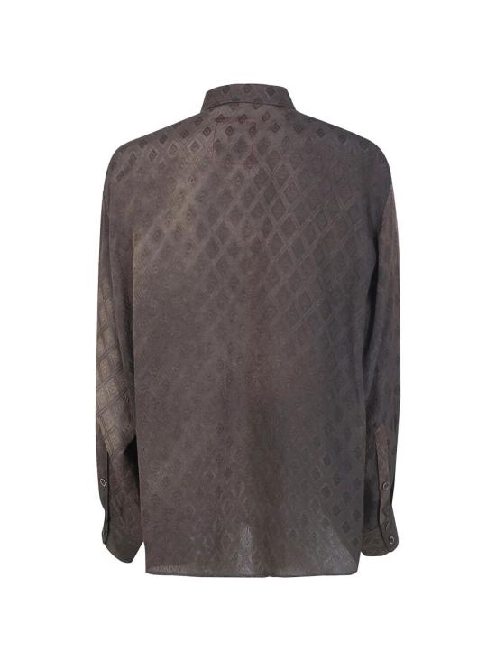 26SS 우마 왕 긴팔 셔츠 UM1516 UW690 DARK BROWN - UMA WANG