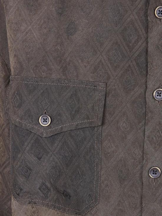 26SS 우마 왕 긴팔 셔츠 UM1516 UW690 DARK BROWN - UMA WANG