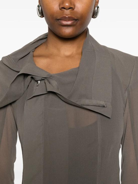 26SS 릭 오웬스 가죽 자켓 RP01F6708 GTUS 34 DUST - RICK OWENS