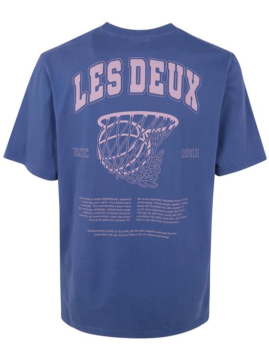 26SS 레듀 반팔 티셔츠 1001473 430 DARK DENIM BLUE - LES DEUX