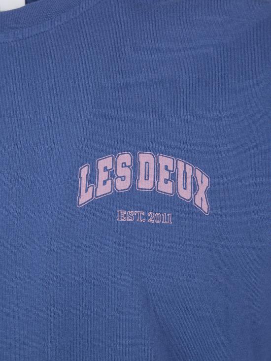 26SS 레듀 반팔 티셔츠 1001473 430 DARK DENIM BLUE - LES DEUX
