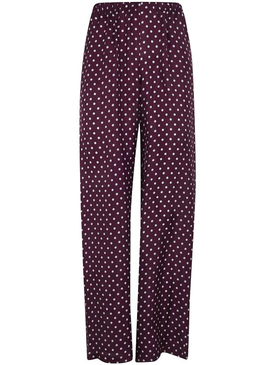 26SS 로라 우비나티 스트레이트 팬츠 E6P03TP 08 BORDEAUX WHITE