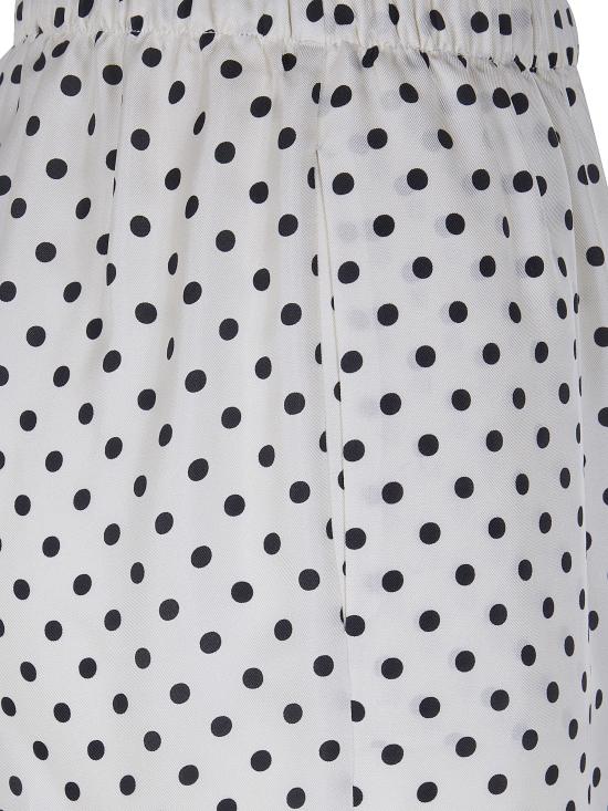 26SS 로라 우비나티 스트레이트 팬츠 E6P03TP 1A WHITE BLACK - LAURA URBINATI