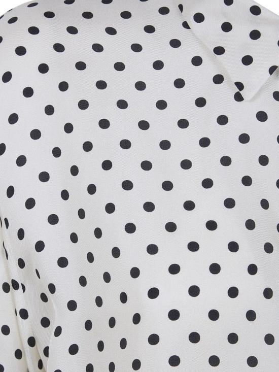 26SS 로라 우비나티 셔츠 E6T11TP 1A WHITE BLACK - LAURA URBINATI