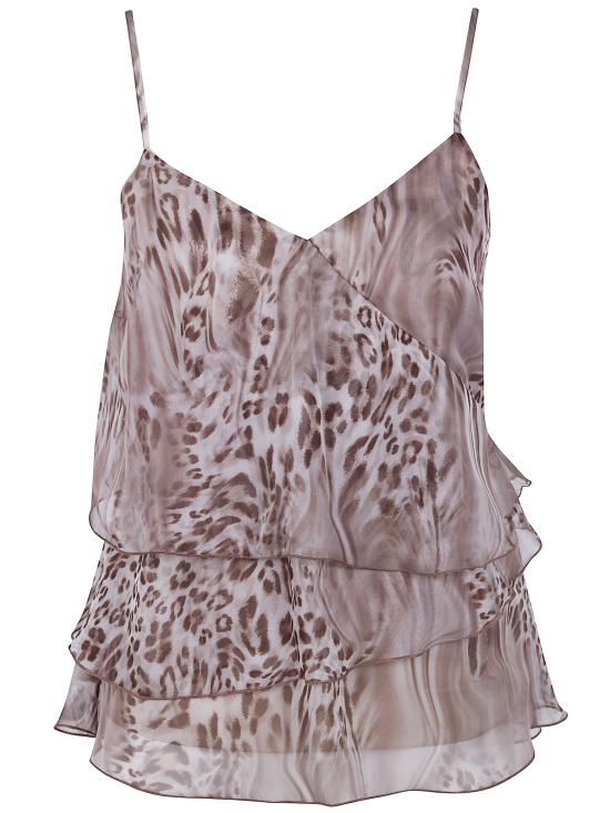 26SS 블루걸 민소매 티셔츠 RA6089TS121 P9371 MELTED LEOPARD