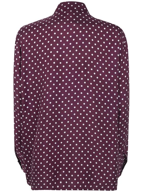 26SS 로라 우비나티 셔츠 E6T11TP 08 BORDEAUX WHITE - LAURA URBINATI