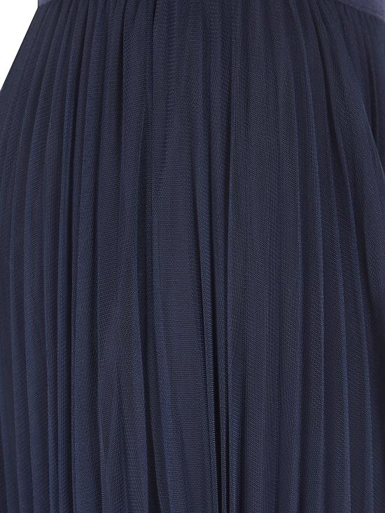 26SS 파비아나 필리피 와이드 플리츠 튤 스커트 GND266F426L738 5146 NIGHT BLUE - FABIANA FILIPPI