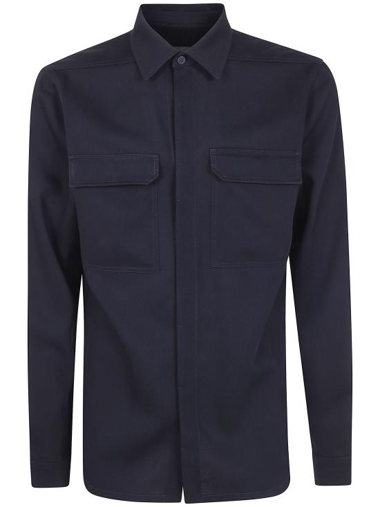 26SS 릭 오웬스 긴팔 셔츠 RU01F2291 WT 09 BLACK - RICK OWENS