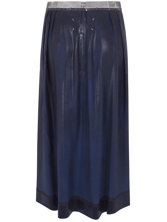 26SS 마르지엘라 포일드 미디 스커트 S51ME0051 M35533 478 COBALT - MAISON MARGIELA