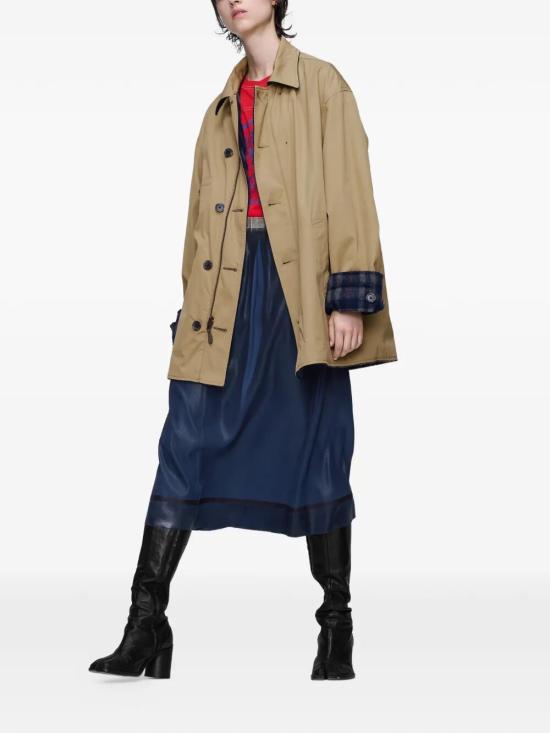 26SS 마르지엘라 포일드 미디 스커트 S51ME0051 M35533 478 COBALT - MAISON MARGIELA