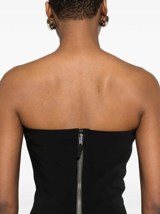 26SS 릭 오웬스 미디 원피스 RP01F6524 SY 09 BLACK - RICK OWENS