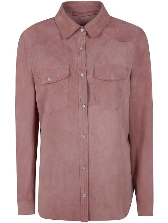 26SS 살바토레 산토로 가죽 자켓 50161 PINK