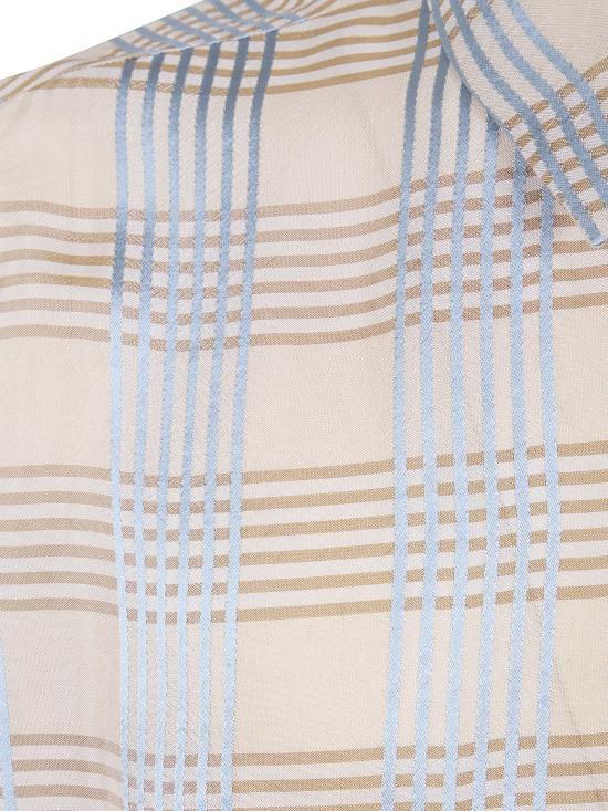 26SS 우마 왕 폴로 티셔츠 UM1527 UW032 BLUE TAN - UMA WANG