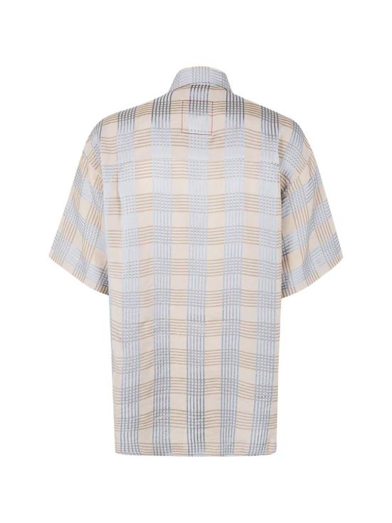 26SS 우마 왕 폴로 티셔츠 UM1527 UW032 BLUE TAN - UMA WANG