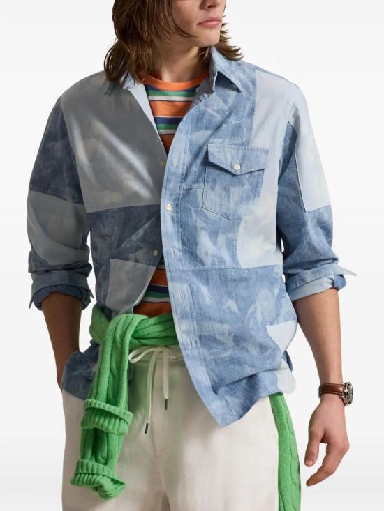 26SS 폴로 랄프로렌 긴팔 셔츠 710 B14 260 001 PIECED CHAMBRAY - POLO RALPH LAUREN